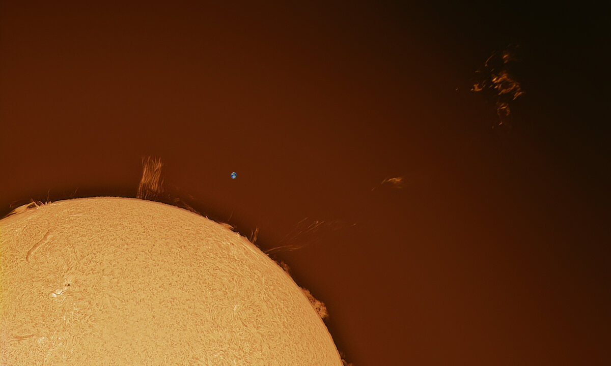 Longest prominence on the sun I have recorded | Focal World
