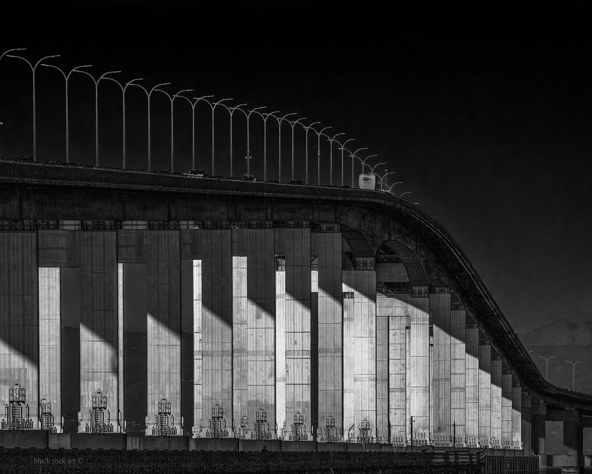 _CAP4869SanMateoBridgeSunsetBW.jpg