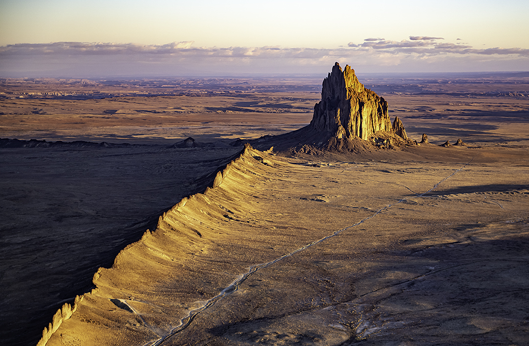 Shiprock Aerial. Focal World
