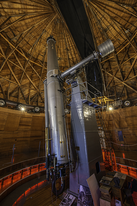 Clark twenty four inch refracting telescope at Lowell Observatory.jpg