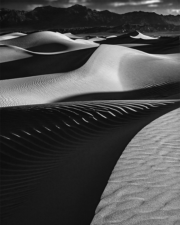 dune in death valley B&W.jpg
