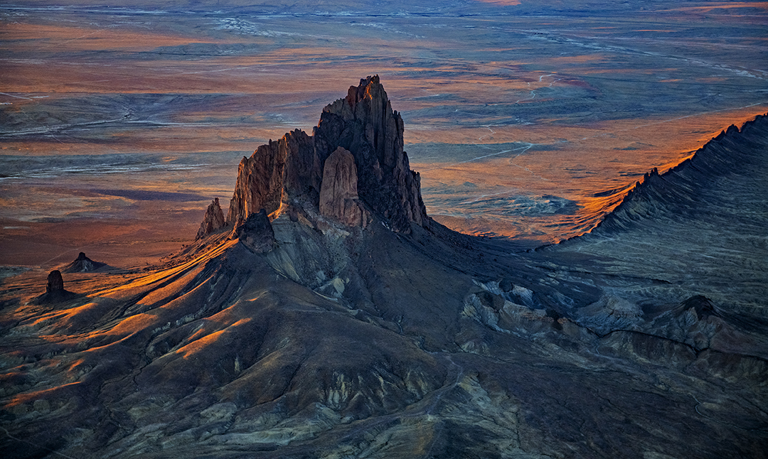First Light on Shiprock, NM II.jpg