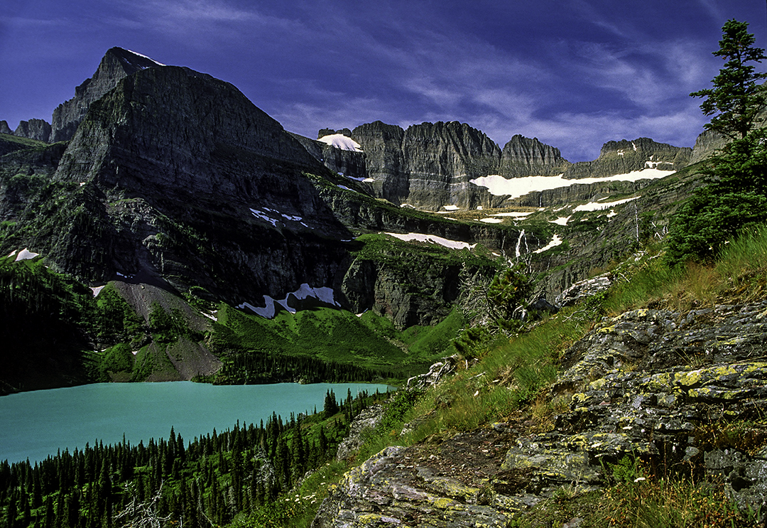 Mount Gould, Grinnell Lake, and Grinnell Glacier, Glacier National Parfk, MT.jpg