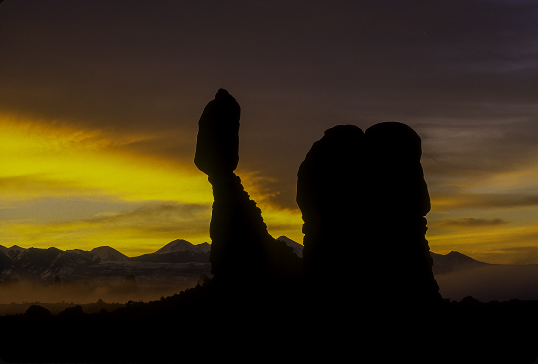 Sunrise at Balanced Rock, Arches National Park, UT.jpg
