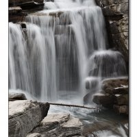 A small section of Sunwapta Falls
