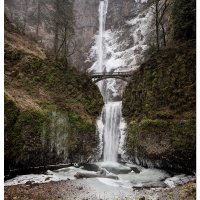 Multnomah Falls on Ice