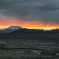 Meandering Hot Creek And The Minarets
