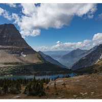 Hidden Lake  Pass West View