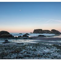 Moonset Sunrise