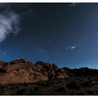 Valley of Fire - Moonlit Clouds
