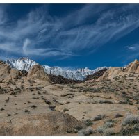 Wispy Skies Over the Sierra