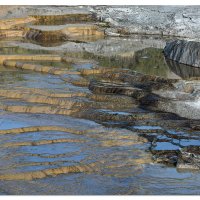 Mammoth Hot Springs Morning Pools