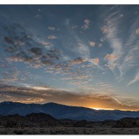 Sunrise Over the Inyo Range