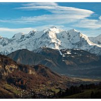 Mont Blanc from Sallanches