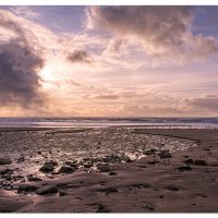 Evening Light the Beach