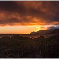 Sunset at Moa Point
