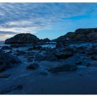 Blue Hour Moonset