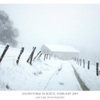 Snowstorm in Boëge