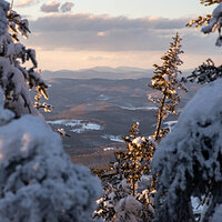 View climbing Mt. Ascutney