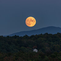 September Moon Rising