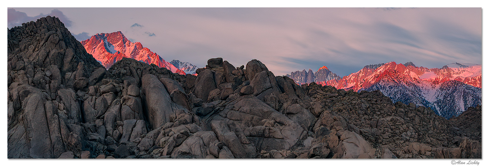 First Light on the Sierra
