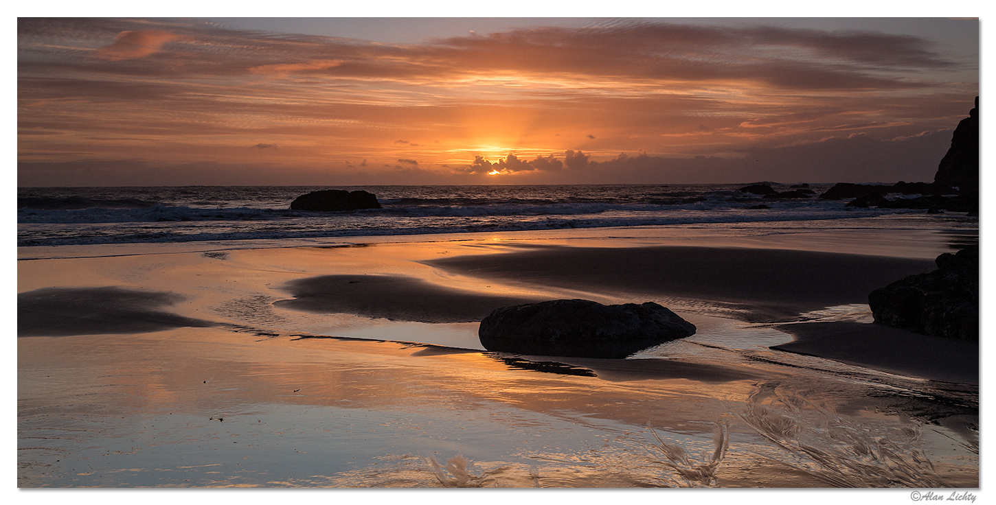Harris Beach Sunset