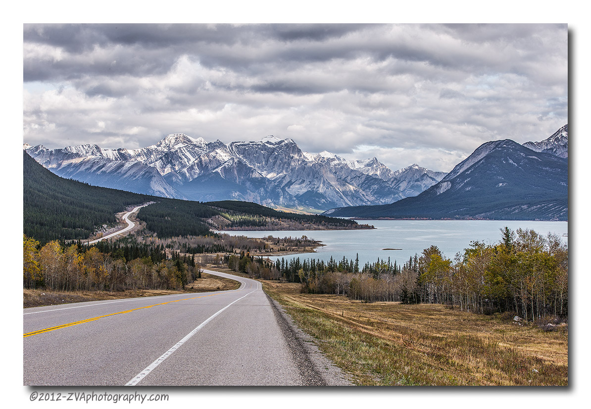 Highway 11 Along Abraham's Lake