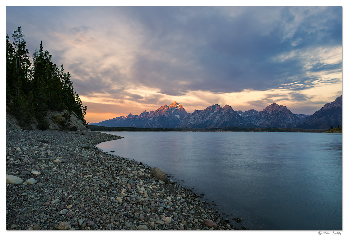 Jackson Lake Sunrise 1st Light