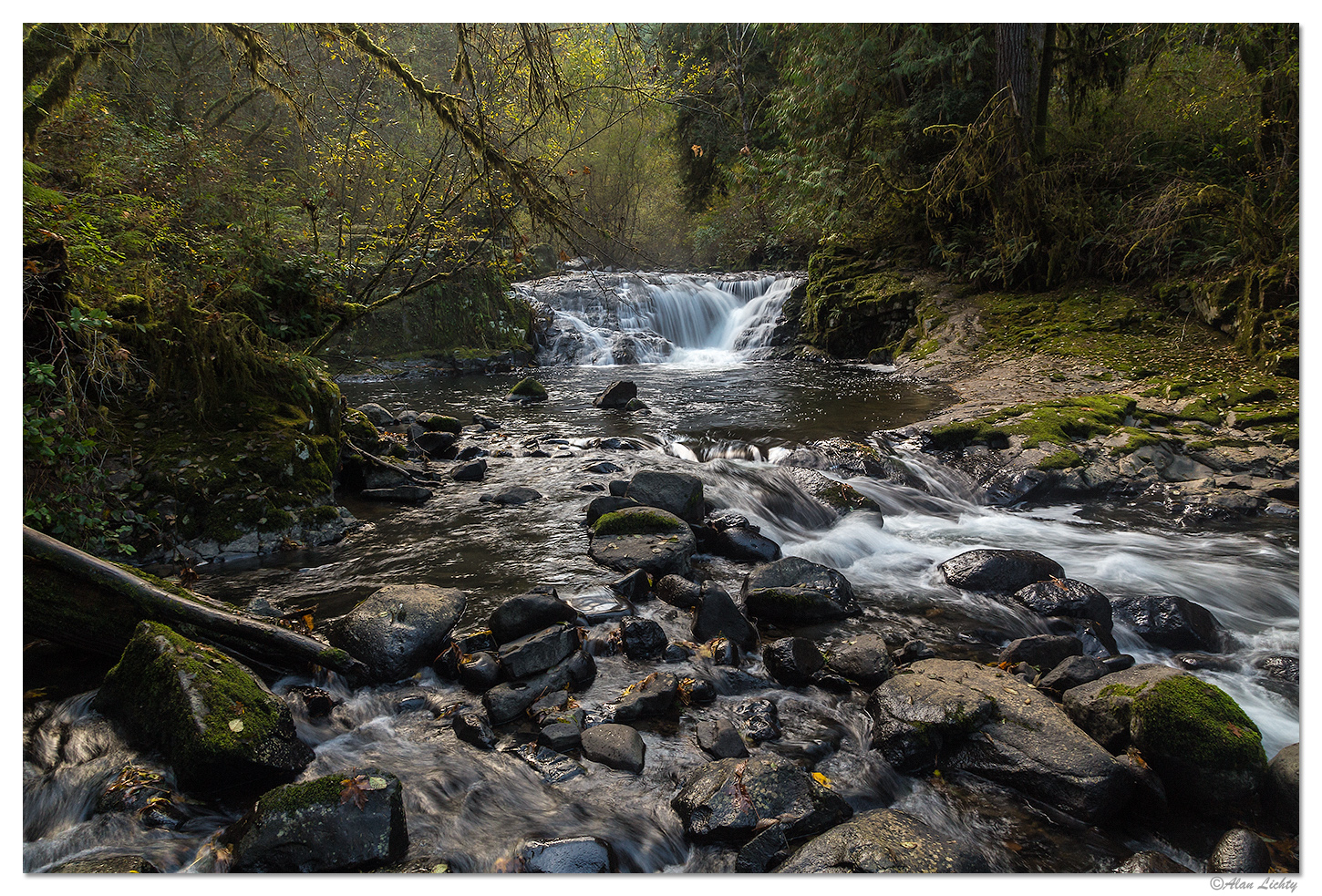 Sweet Creek Fall Cascades